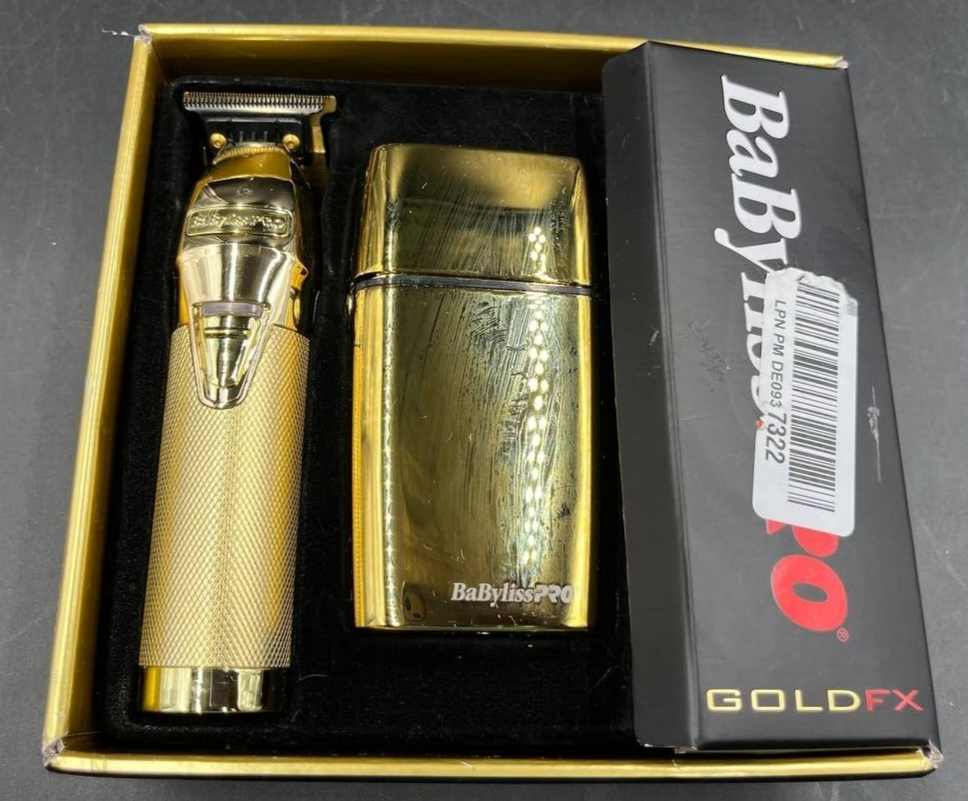 BaByliss PRO GoldFX Collection Combo - FX787G Trimmer & FXFS2G Shaver