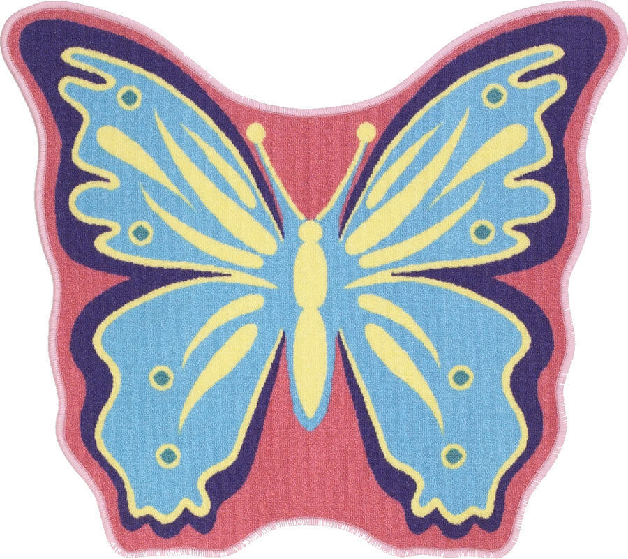 Kinderzimmer-Teppiche & -Läufer mit Schmetterlings-Motiv