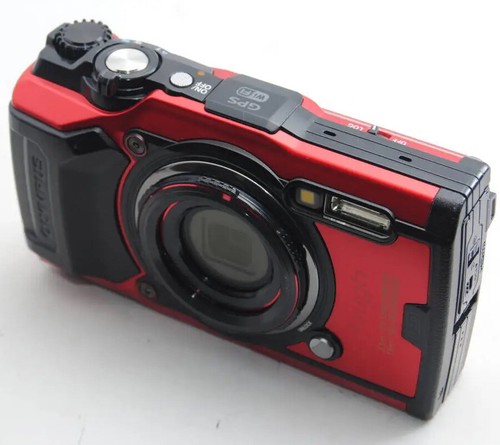 OLYMPUS デジタルカメラ TG TG-6 RED Olympus Tough TG-6 Adventure-Ready Compact Camera - Red