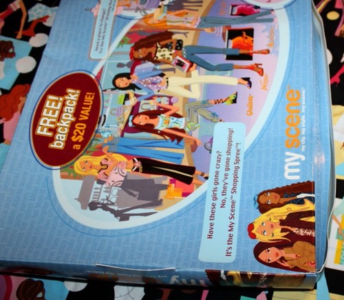 NEW My Scene Chelsea Shopping Spree 2004 with Backpack/Accessories Barbie Doll
