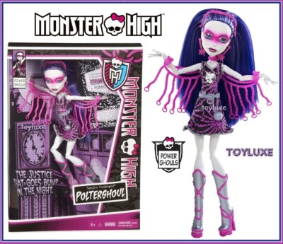 Monster High Power Ghouls Polterghoul Spectra Vondergeist Super Hero Ghost Doll