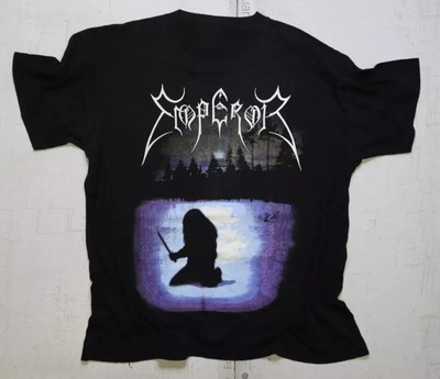 90s Emperor  T Shirt Black Short Sleeve Cotton Men's S-5XL II657