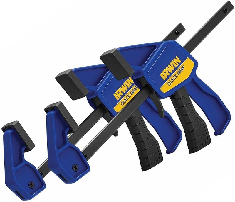 IRWIN QUICK-GRIP Light-Duty 63Kg Mini 300Mm Trigger Clamp, Twin Pack