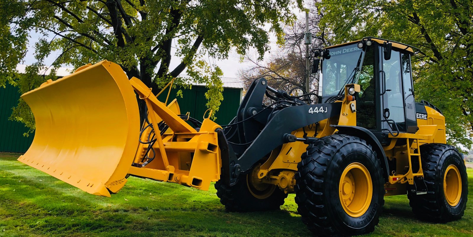 **Price Reduced** John Deere 444J Wheel Loader w/ Plow, Wing and Bucket