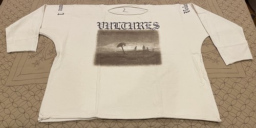 NEW YEEZY YZY Gosha Long Sleeve Vultures Album Box T Shirt