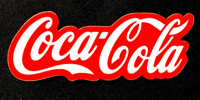 COCA COLA STICKER  ORIGINAL  3 1/2 x 1 1/4  GLOSSY THICK WATERPROOF OUTDOOR 