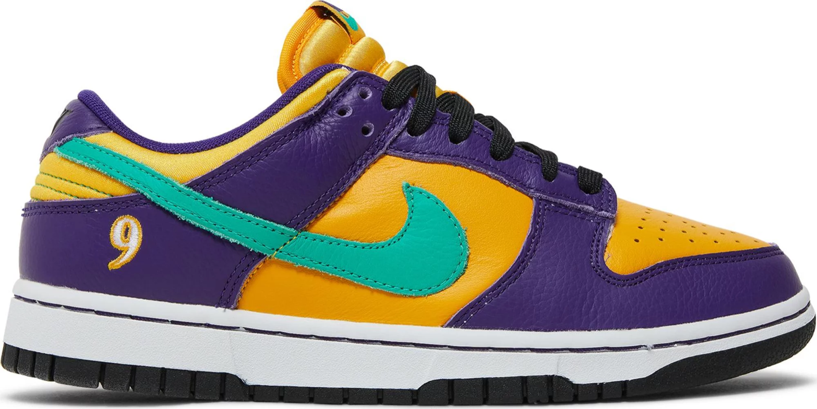 

W Nike Dunk Low LL Lisa Leslie Sparks Purple Yellow Green DO9581-500 женские 7,5, Фиолетовый, Nike Dunk Low