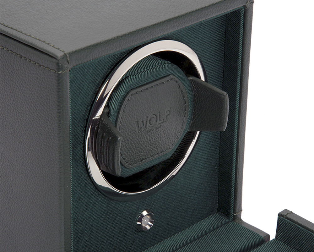 WOLF CUB ROLEX GREEN WATCH WINDER BOX