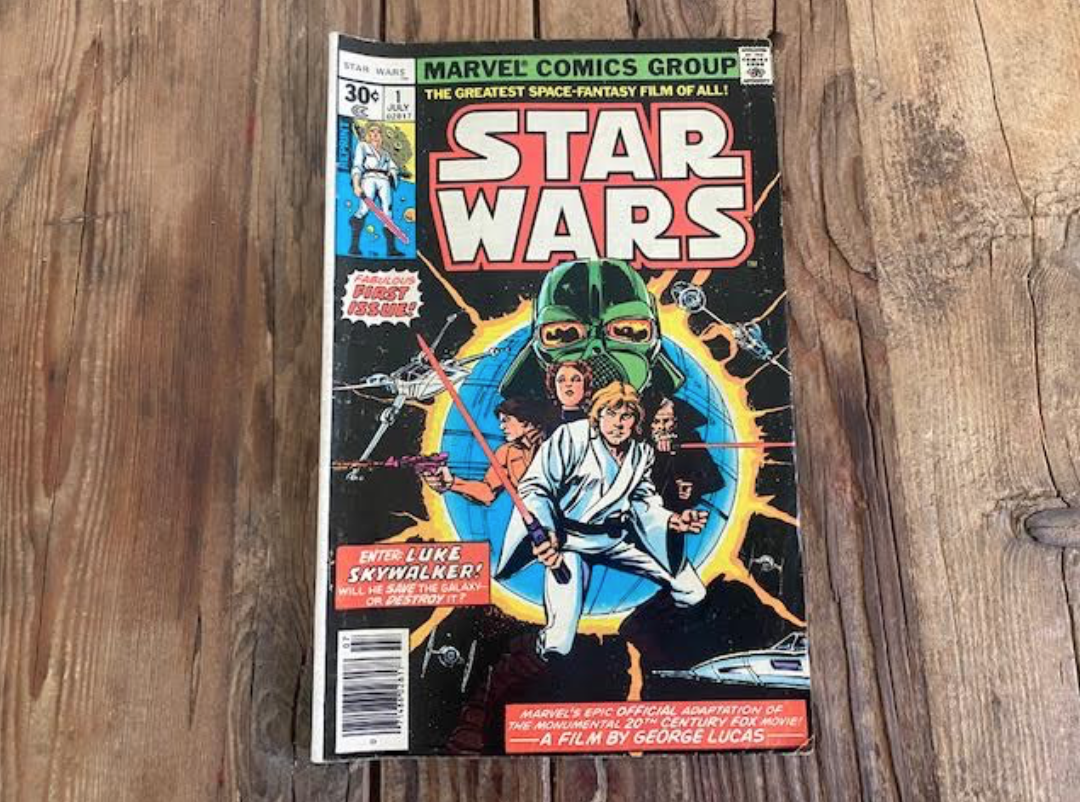 洋書 Star Wars No.1 (1977) Marvel Comics STAR WARS #1 (1977, Marvel Comics, 1st printing) CGC 9.8