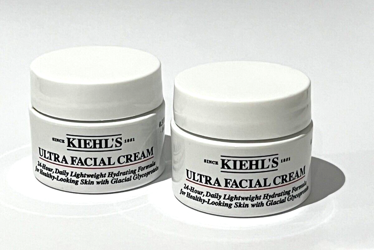 Kiehl's Ultra Facial Cream 0.5 fl oz Lot of 2 Kiehl's Ultra Facial Cream 0.5 fl oz Lot of 2