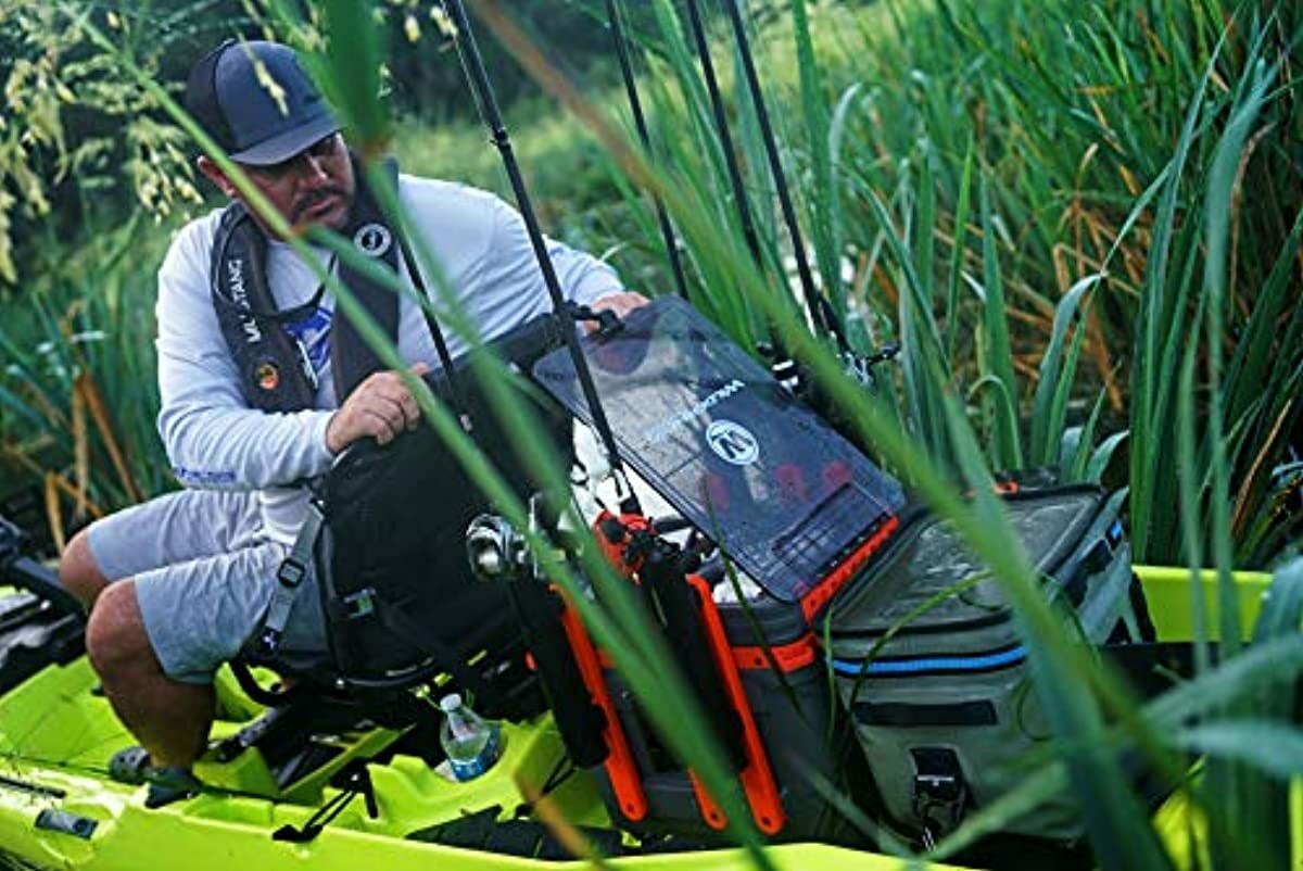 Durable Water Resistant Kayak Crate to Fit Most Kayaks with 4 Rod Holders