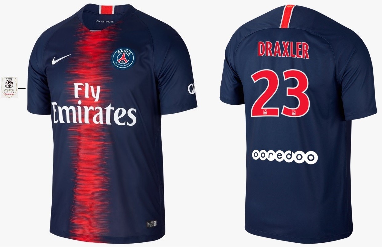 NIKE パリ・サンジェルマンFC 2018ユニフォーム #23 DRAXLER NIKE パリ・サンジェルマンFC 2018ユニフォーム #23 DRAXLER