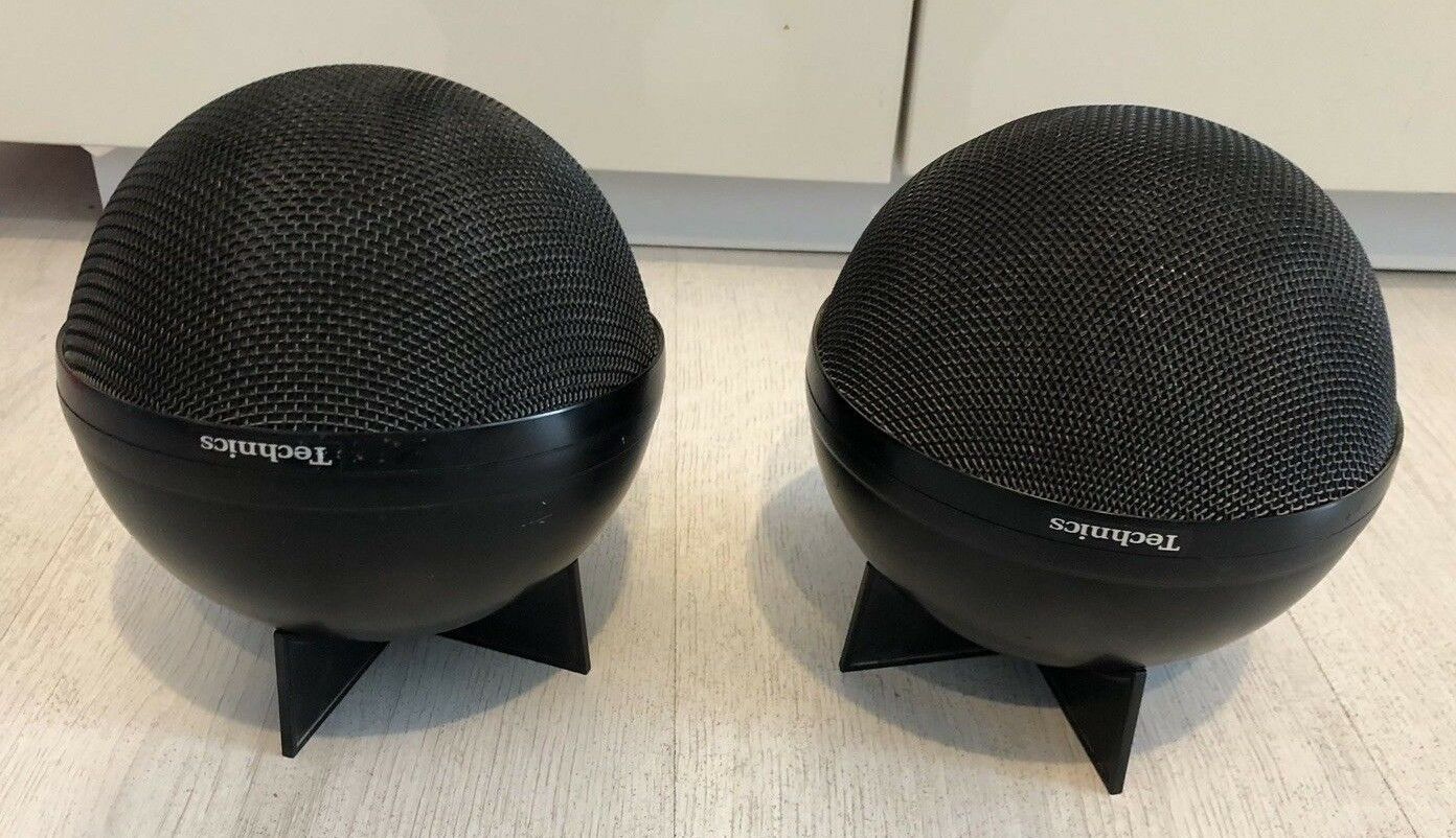 Technics SB-S30A Round Ball Sphere Orb Ceiling Speakers