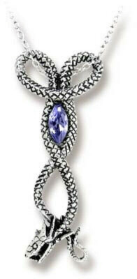 Elixir Wyrm Pendant Pewter ALCHEMY GOTHIC