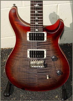 Beautiful PRS CE24 Satin Faded Cherry Burst Electric Guitar w Hard Case