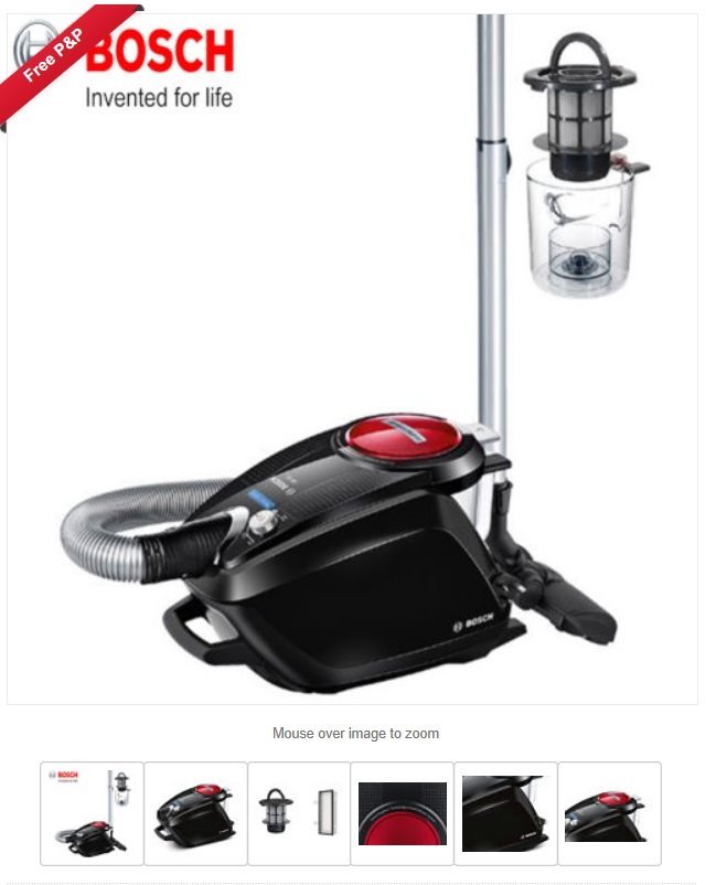 BOSCH GS50 Bagless Vacuum Cleaner in Farnborough, Hampshire Gumtree