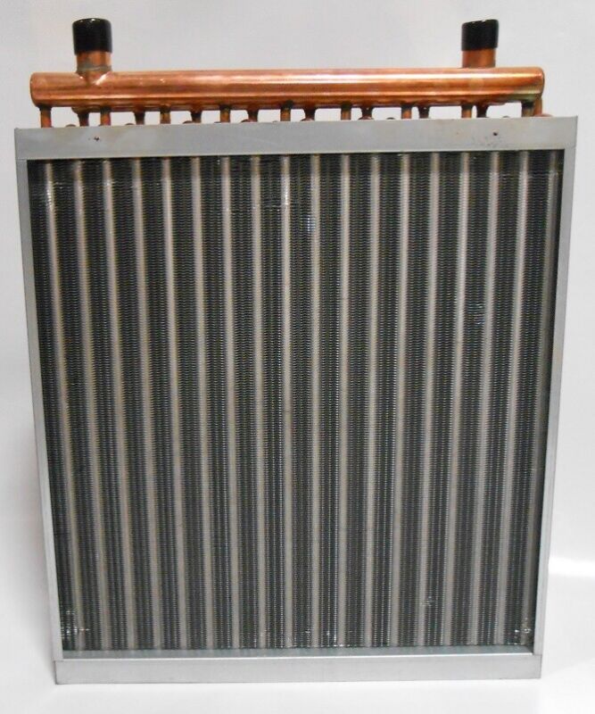 8x8 Water to Air Heat Exchanger Hot Water Coil Outdoor Wood Furnace