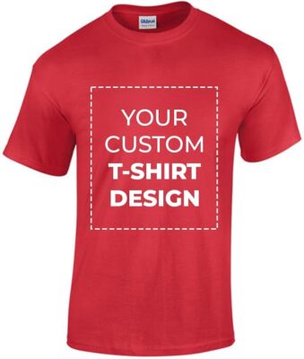Gildan Heavy Custom Personalized TShirt Print Your Logo Photo Custom Made Shirt