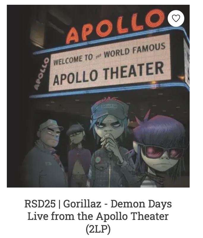 割引価格 Gorillaz - Demon Days Live Apollo Theater Air- Moon Safari 洋楽