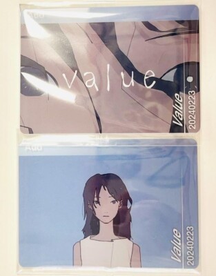 Ado 2nd Album Zanmu Release Event Pop-up Store Acrylic Trading Cards Value