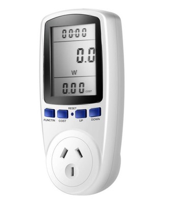 NEW Power Meter Consumption Energy Monitor Watt Electricity Usage Tester Hot