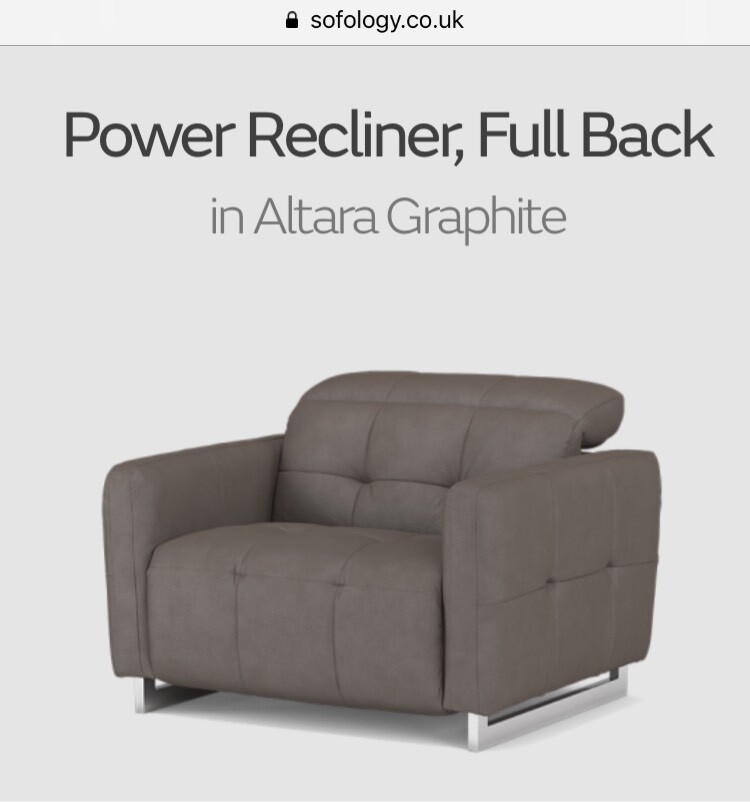 Sofology recliner chair ‘Marmont’ range in Morden, London Gumtree