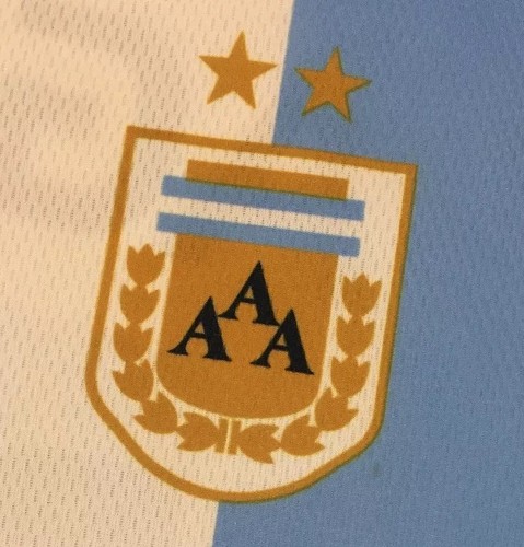 Sergio Aguero Blue/White Argentina Football Team Mens L or XL Soccer Jersey