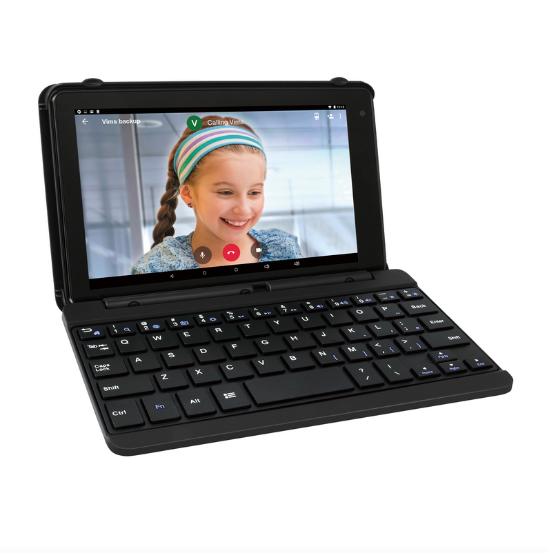 New RCA Voyager 7" 16GB Tablet with Keyboard Case Android OS Bundle