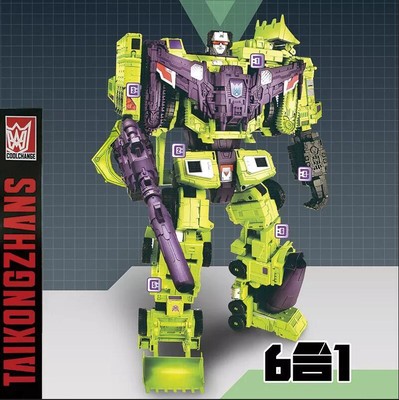 HZX Superion/Devastator Transformation Combin 6 IN 1 Sets IDW Action Figure Toys