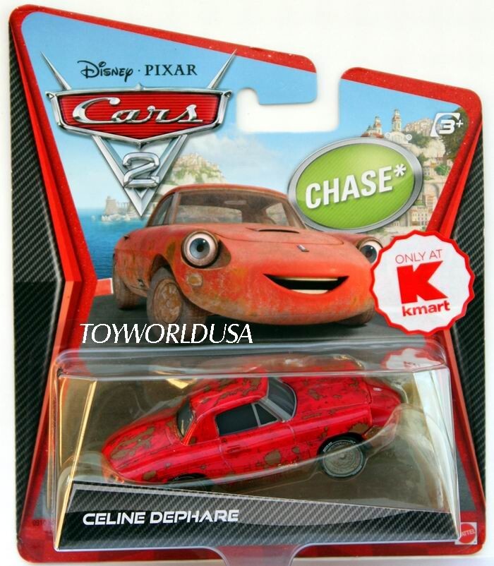 カーズ マテル CELINE DEPHARE カーズ２ ミニカー ピクサー 2011 Disney Pixar Cars 2 Celine Dephare Chase Kmart