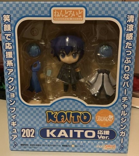 【未開封】VOCALOID KAITO 応援 Ver. フィギュア 202 Buy Nendoroid 202 VOCALOID KAITO Cheerful Ver. Figure Good