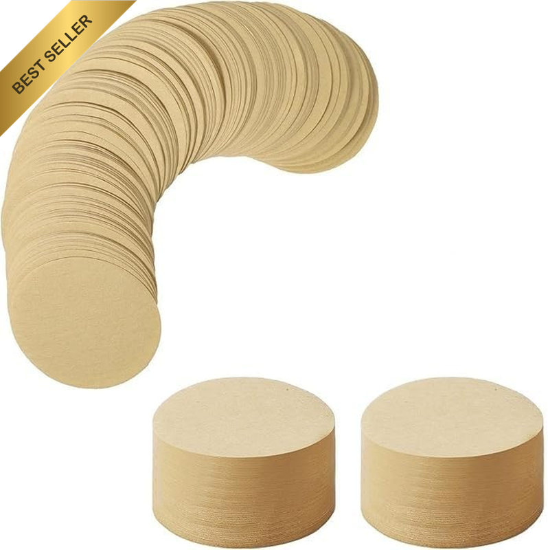 400Pcs Replacement Coffee Filter Paper, 2.5In Natural round Coffee Filter Coffee
