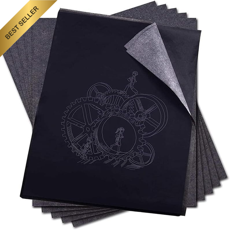 100PCS Carbon Transfer Paper Sheets A4 Size – Graphite Tracing Paper for Wood, C