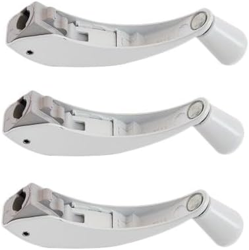 folding down crank handle, replacement for window parts, 3-pack