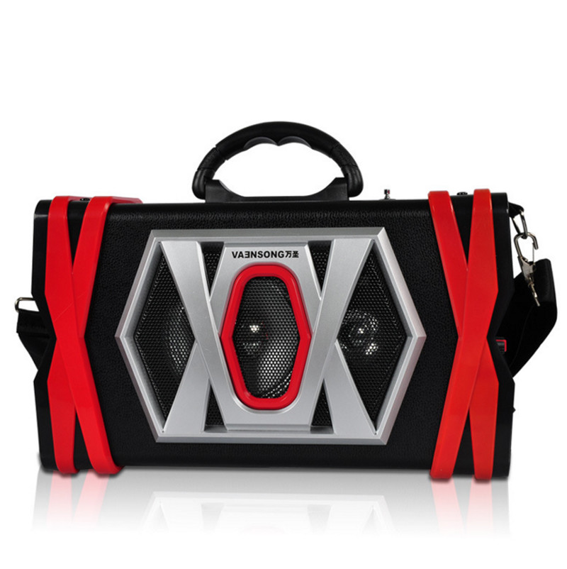 Cassa Speaker Bluetooth Portatile K56 2500W Usb Aux Karaoke linq