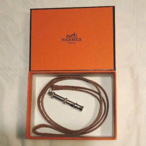 HERMES PARIS DOG WHISTLE LADIES NECKLACE GENUINE ...