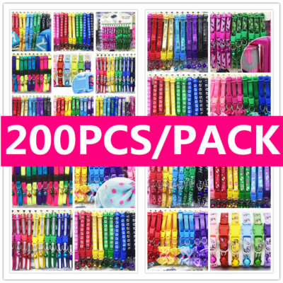 Lot of 200x Dog Collars at Wholesale Prices Nylon Collar Buckle Collar W/ Bell