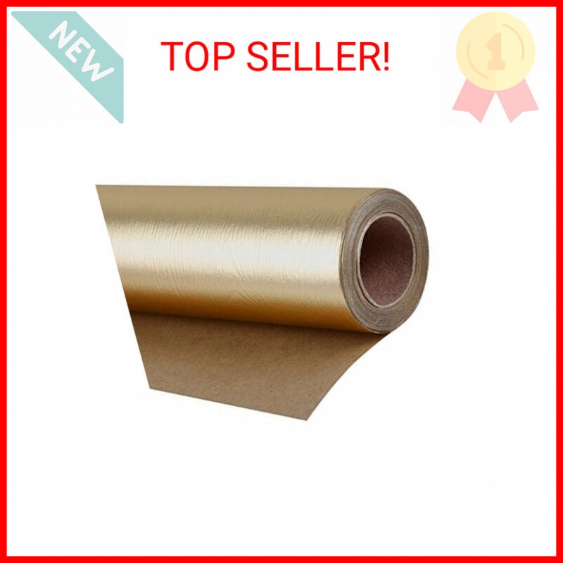 Roll - Basic Texture Matte Gold For Birthday, Holiday,