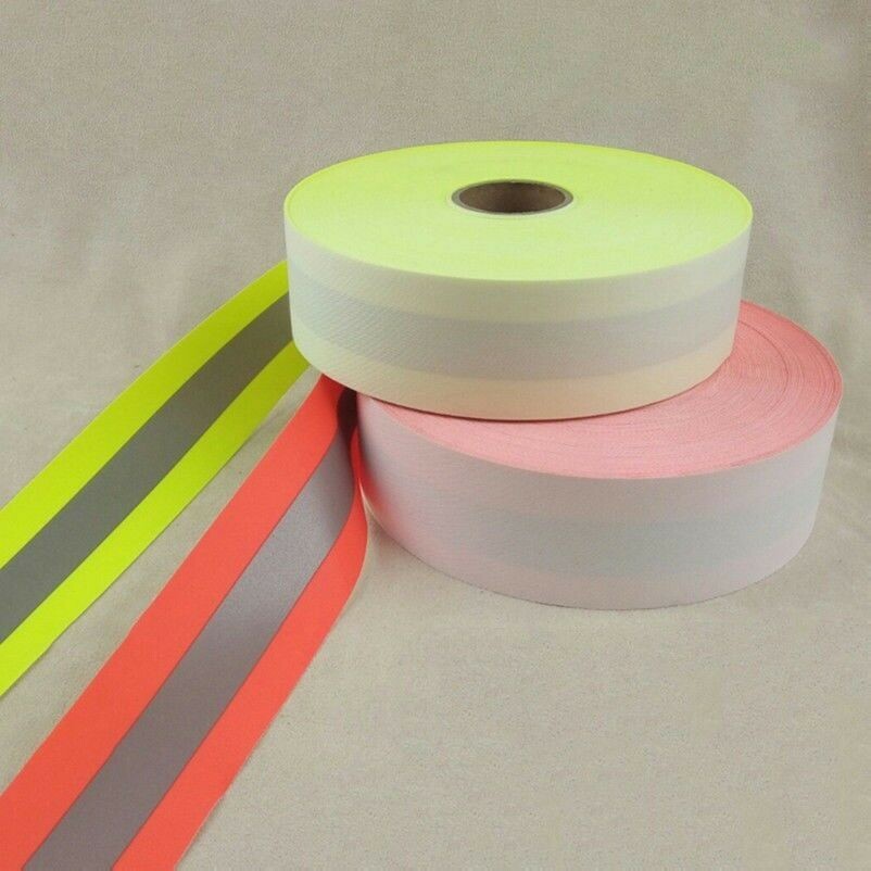 50mm Flame Resistant Reflective Tape Stripe Sewing Trim Fire Retardant Fabric