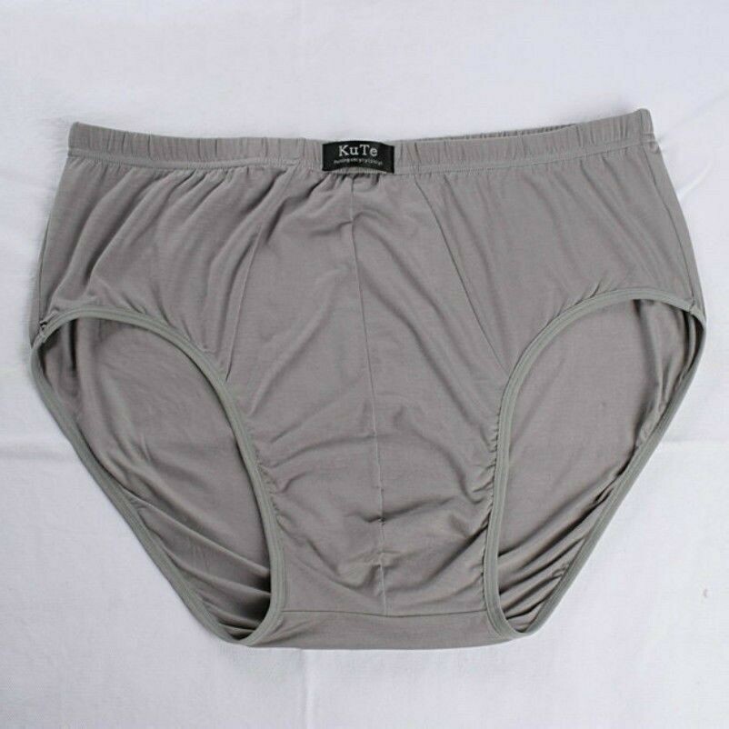 Herren Unterhose Übergröße Hohe Taille Stretch Unterwäsche Schlüpfer Bequem