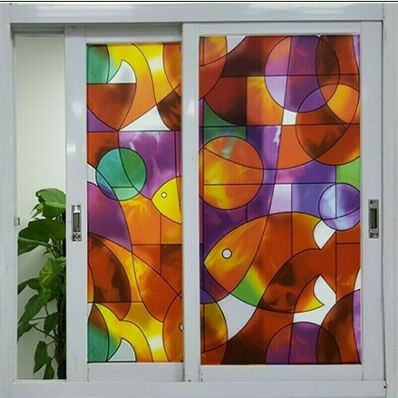 3D Geometrisch Statische Fenster Folie Nein Glue Glas Sticker Opak Privatsphäre