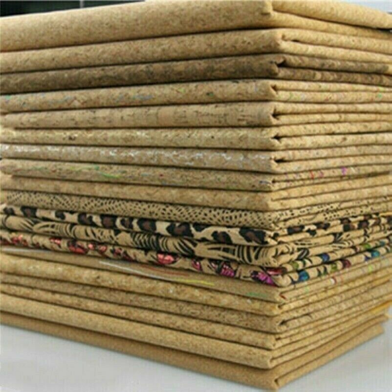 Naturale Sughero Pelle Tessuto Vegano Ruvida Borse Arredamento Decorazione By M