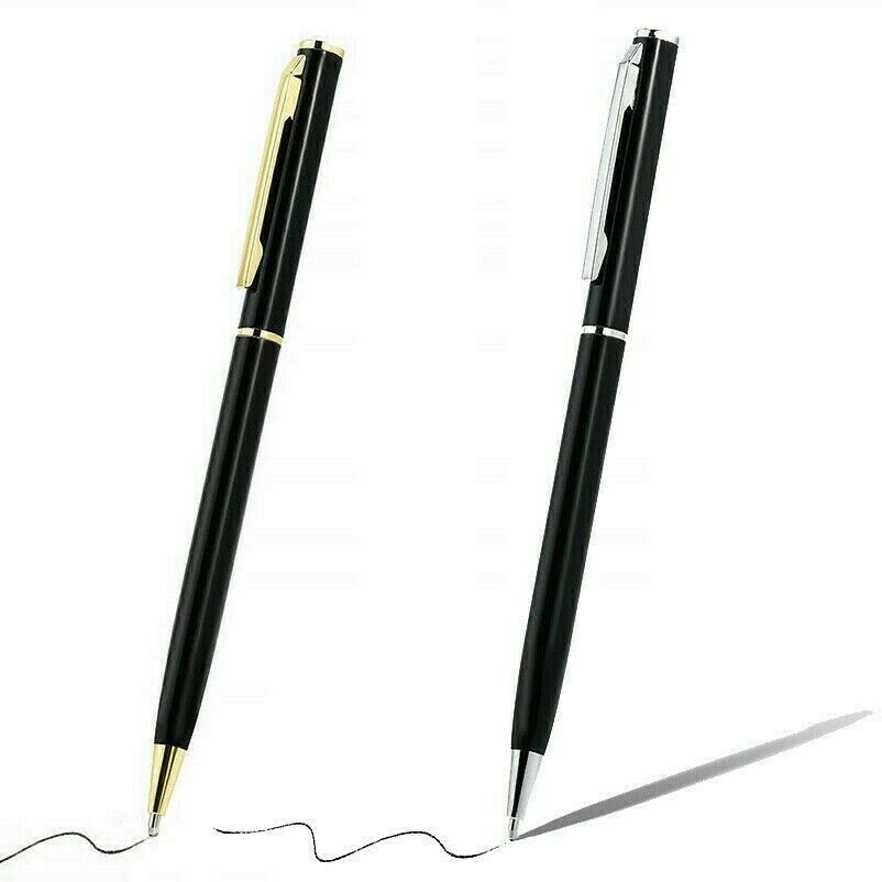 Stainless Steel Ballpoint Pen Office Ball Point Writing Pens Stationery