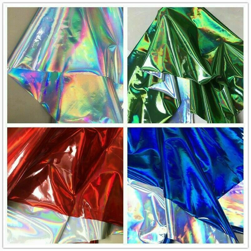 Metallico Tessuto Abbigliamento Costume Sfondo Olografici Lucido Brillantini