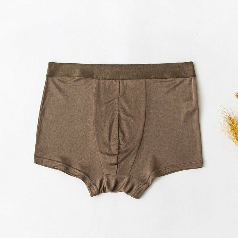 Herren Strick pure Seide 100% Boxershorts Unterhosen Unterwäsche Stretch