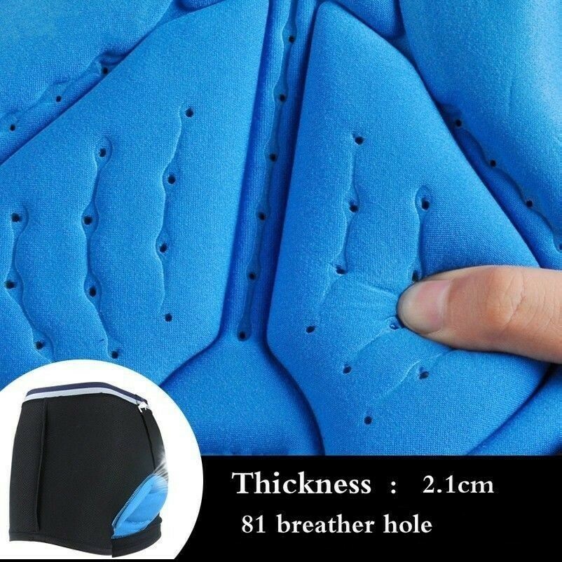 Uomo Pantaloncini Da Ciclista Imbottita Intimo 3D Motociclismo Pantaloni Gel
