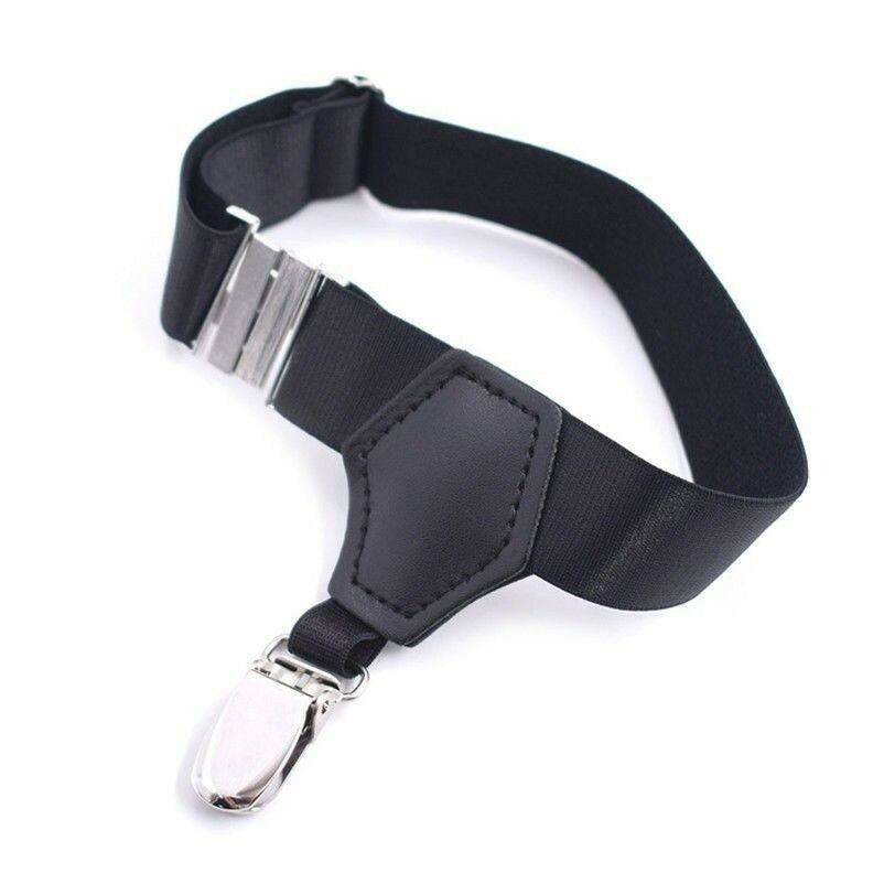1 Pair Men Sock Garters Suspenders Hold Up Braces Clip Belt Single Duck-Mouth