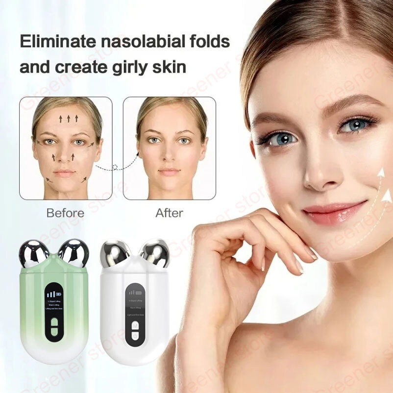 Microcurrent Facial Massager Machine Face Roller Skin