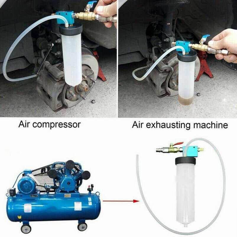 Car Brake System Fluid Bleeder Kit Hydraulic Clutch Oil Exchange Tools