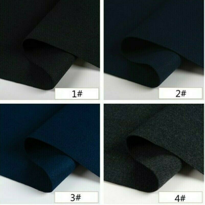 Wolle Mischung Stoff Wendbar Kunst Kaschmir Tuch Tweed Solid Doppel Seite